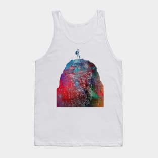 mountaineer climbing sport art #mountaineer #climbing #sport Tank Top